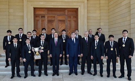 Azerbaijani President: `Azerbaijani President: Winning the World Cup is a great event`- PHOTOS